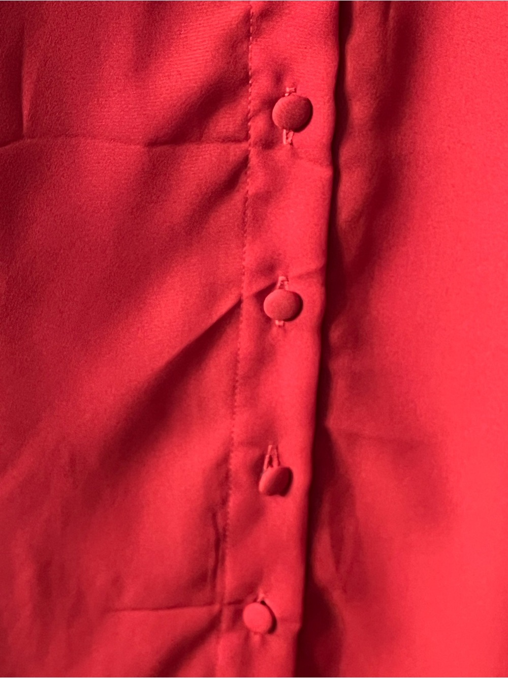ModCloth Blouse Rust Color Ruffle Collar Plus Size 3X - Picture 6 of 8